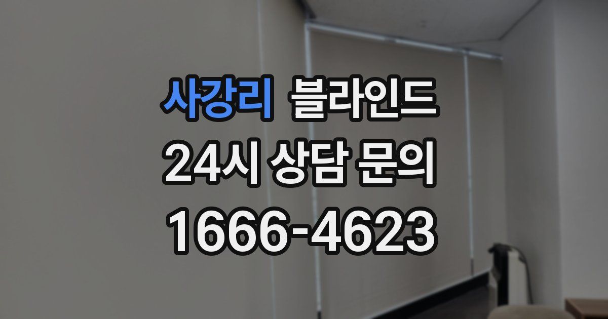 사강리 블라인드