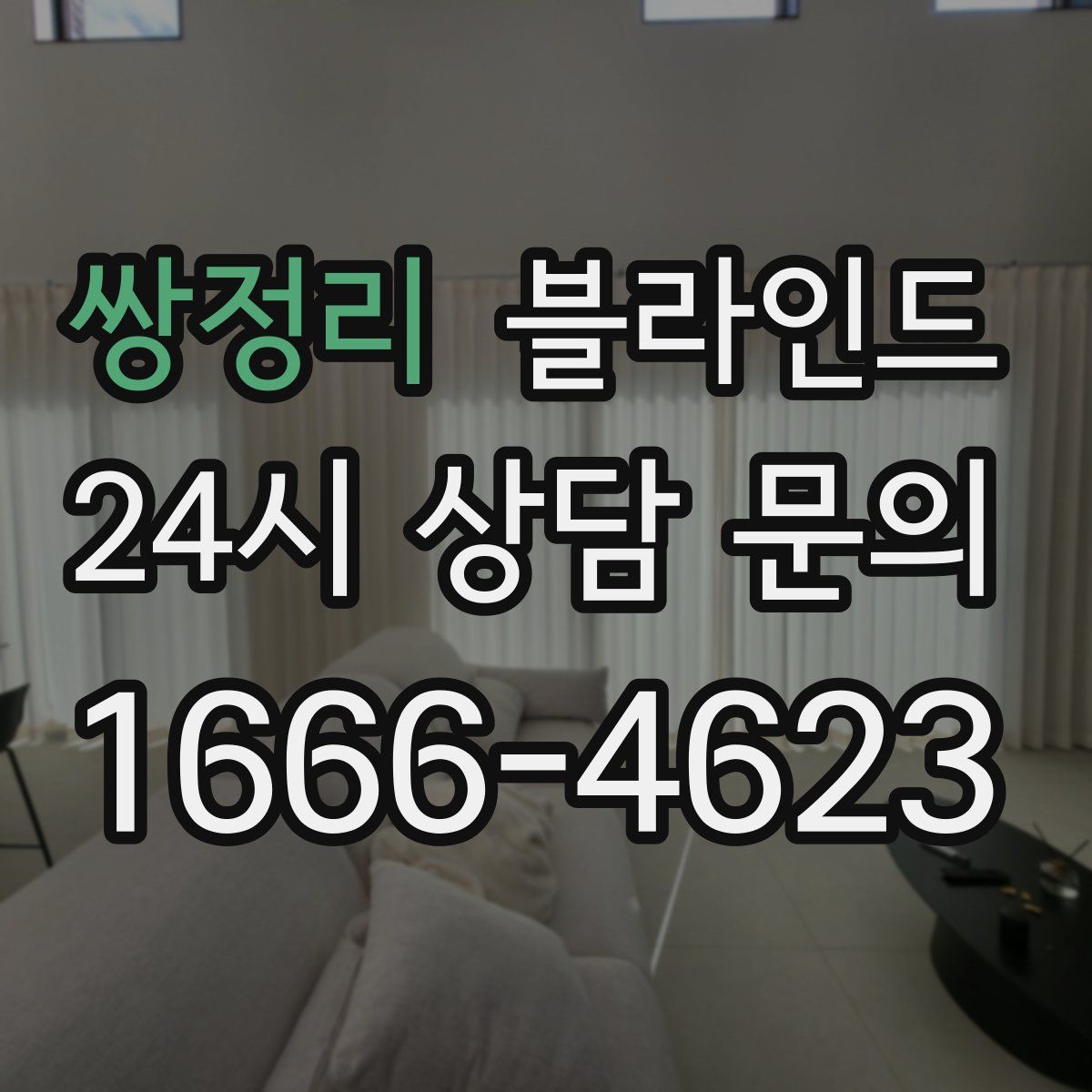 쌍정리 블라인드