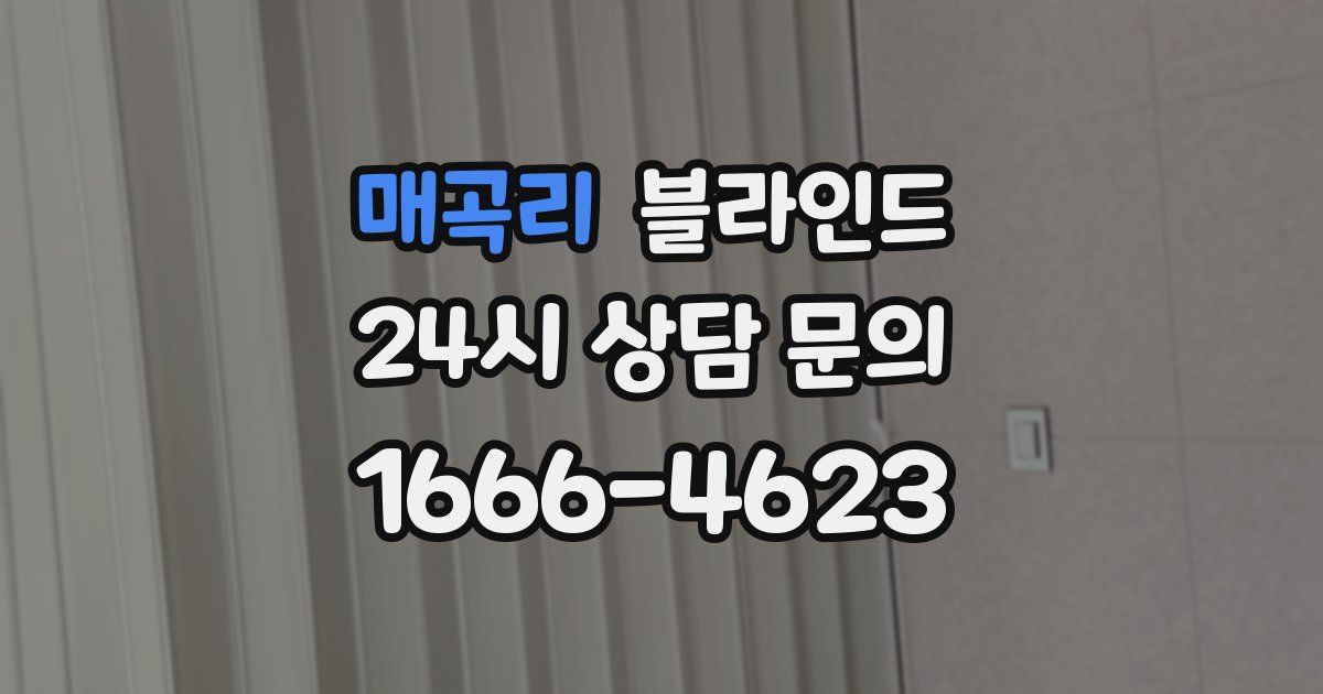 매곡리 블라인드