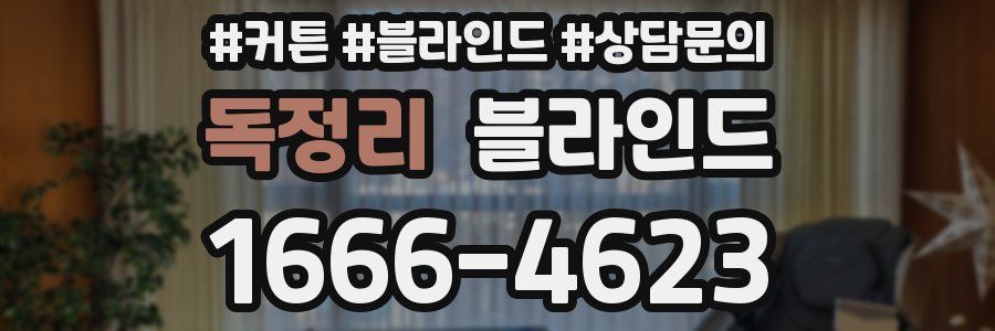 독정리 블라인드