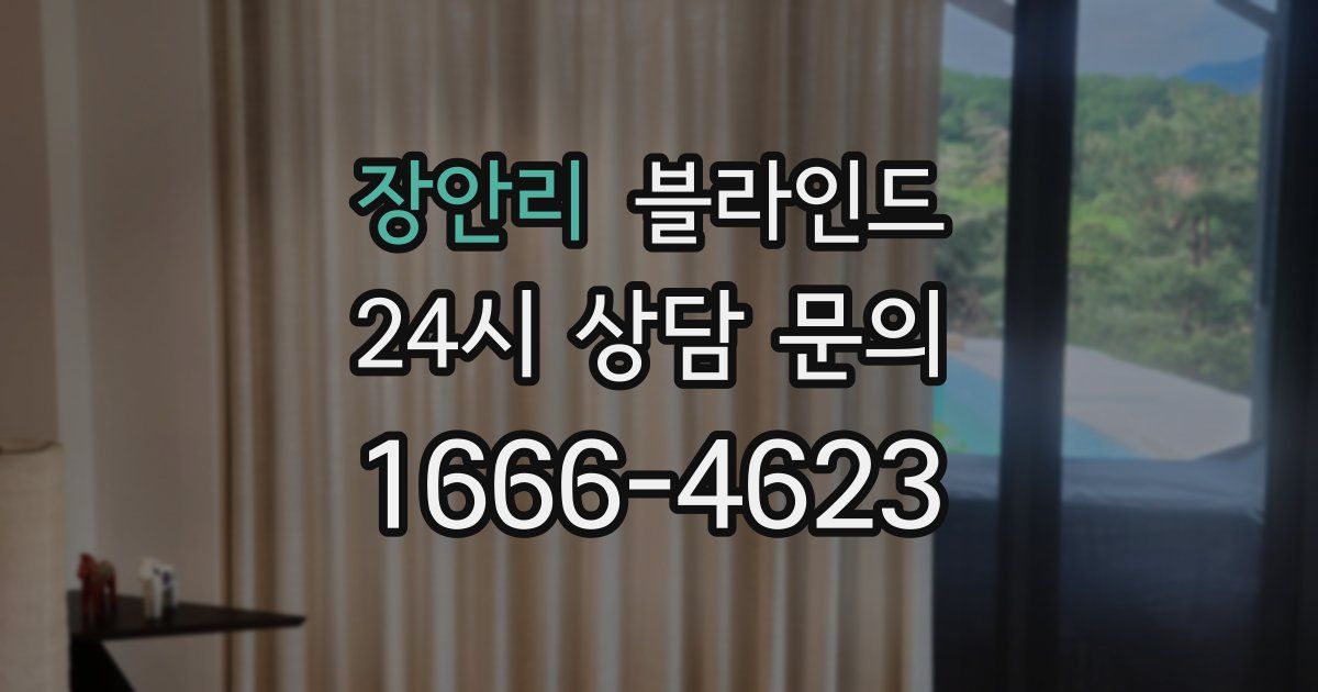 장안리 블라인드