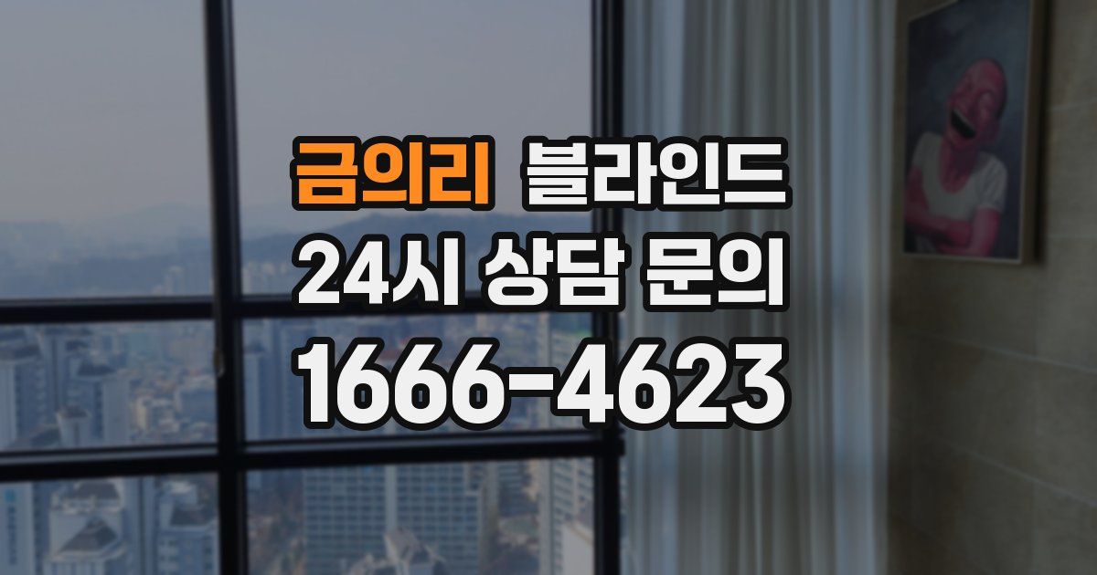 금의리 블라인드