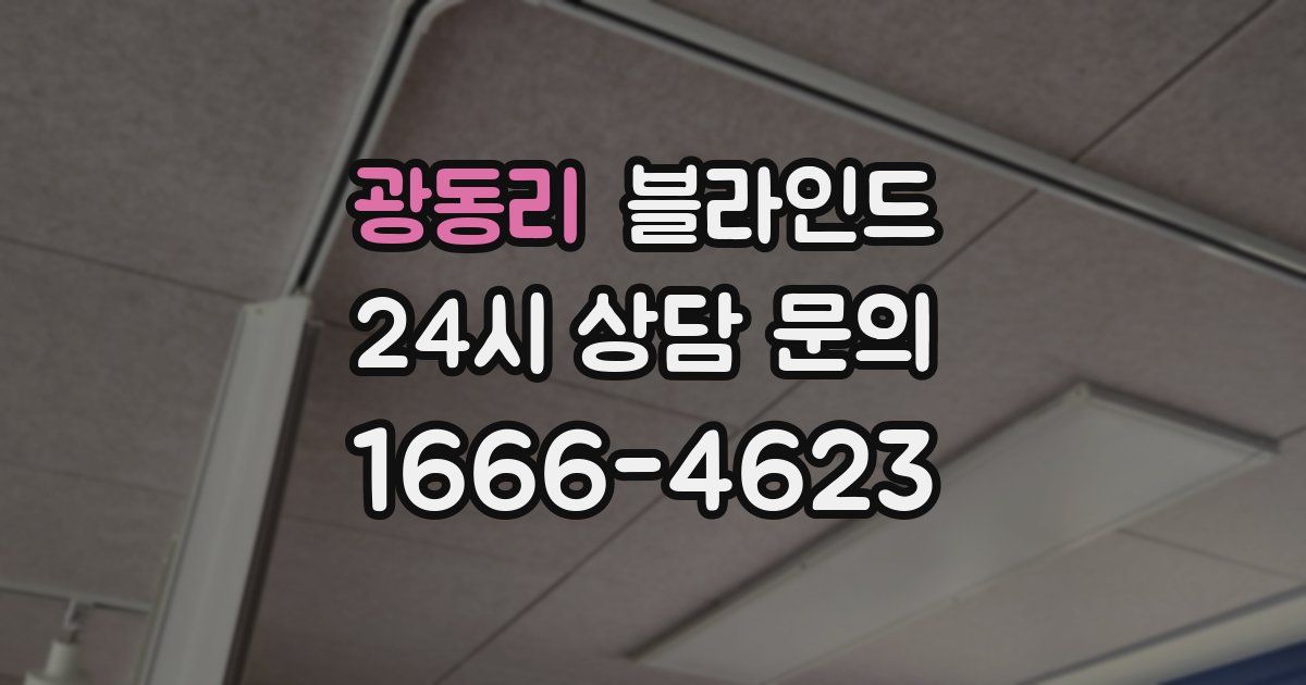 광동리 블라인드