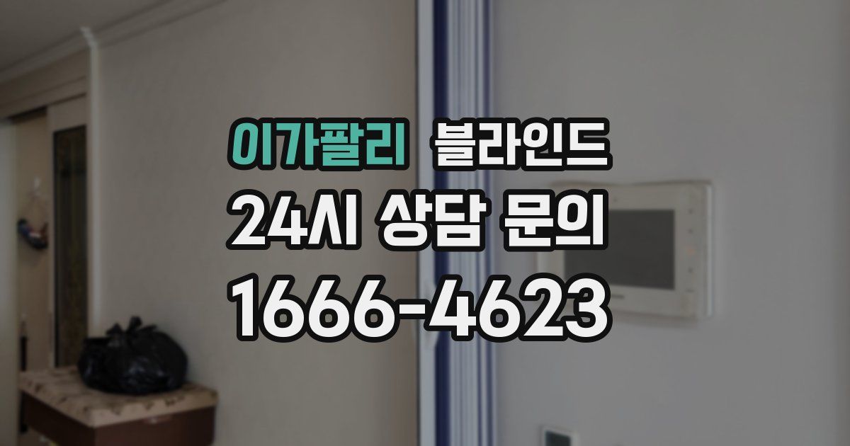 이가팔리 블라인드