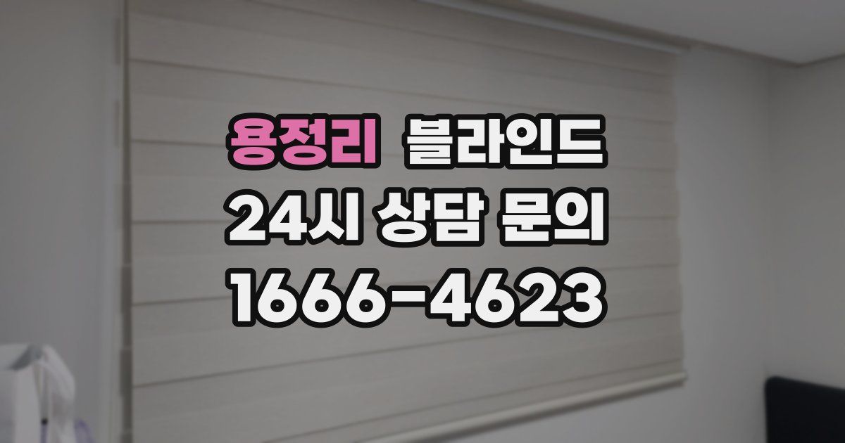 용정리 블라인드