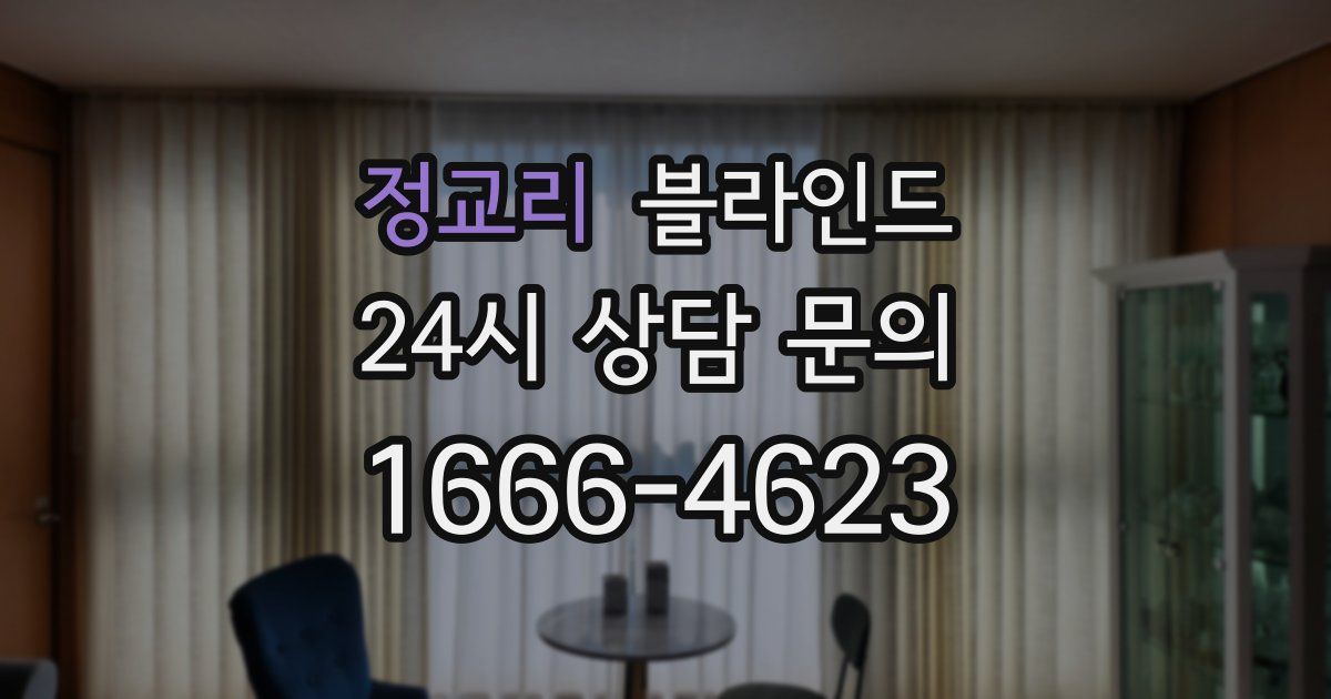 정교리 블라인드