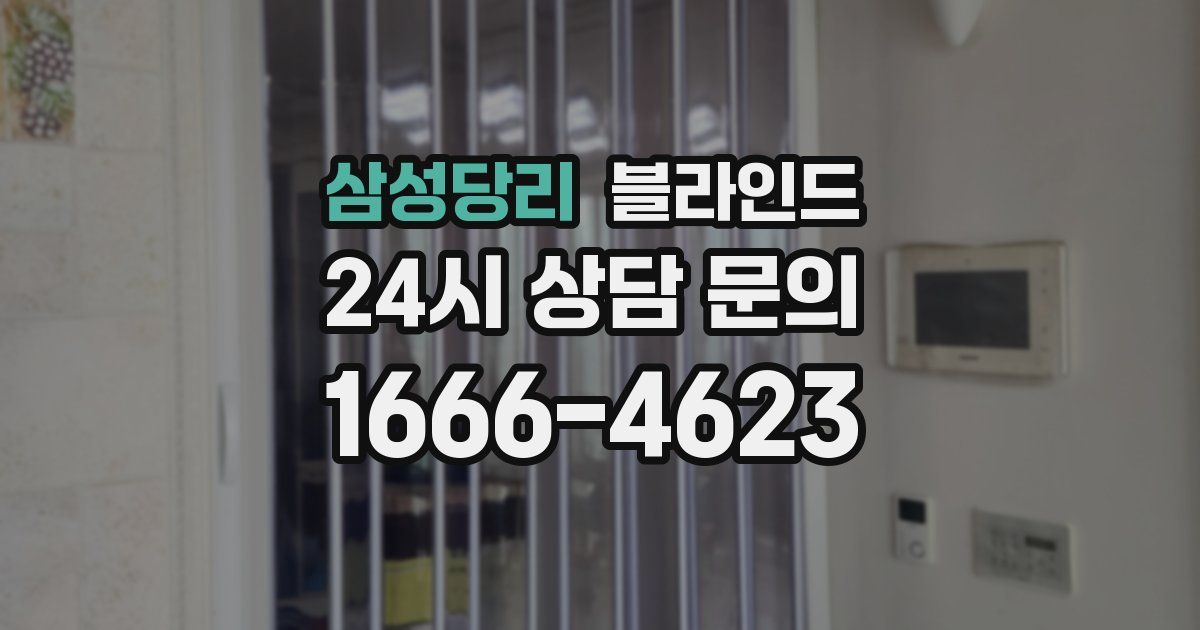 삼성당리 블라인드