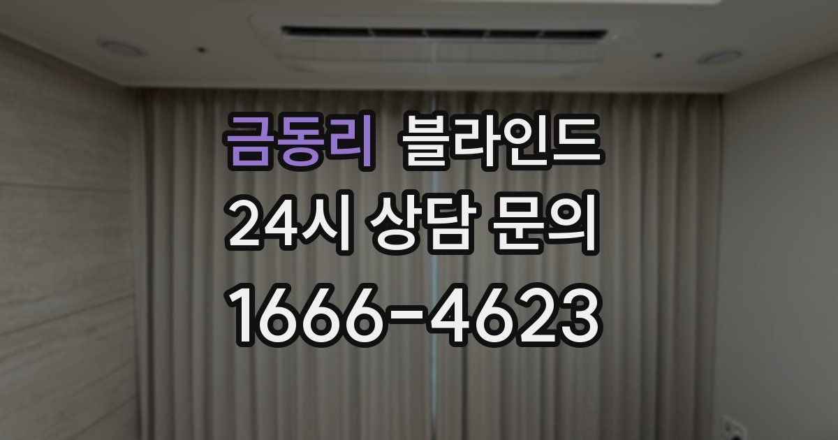 금동리 블라인드