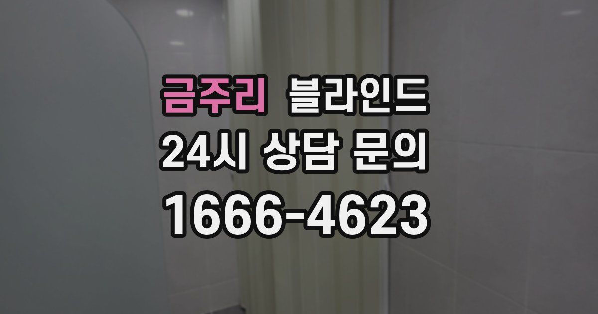 금주리 블라인드