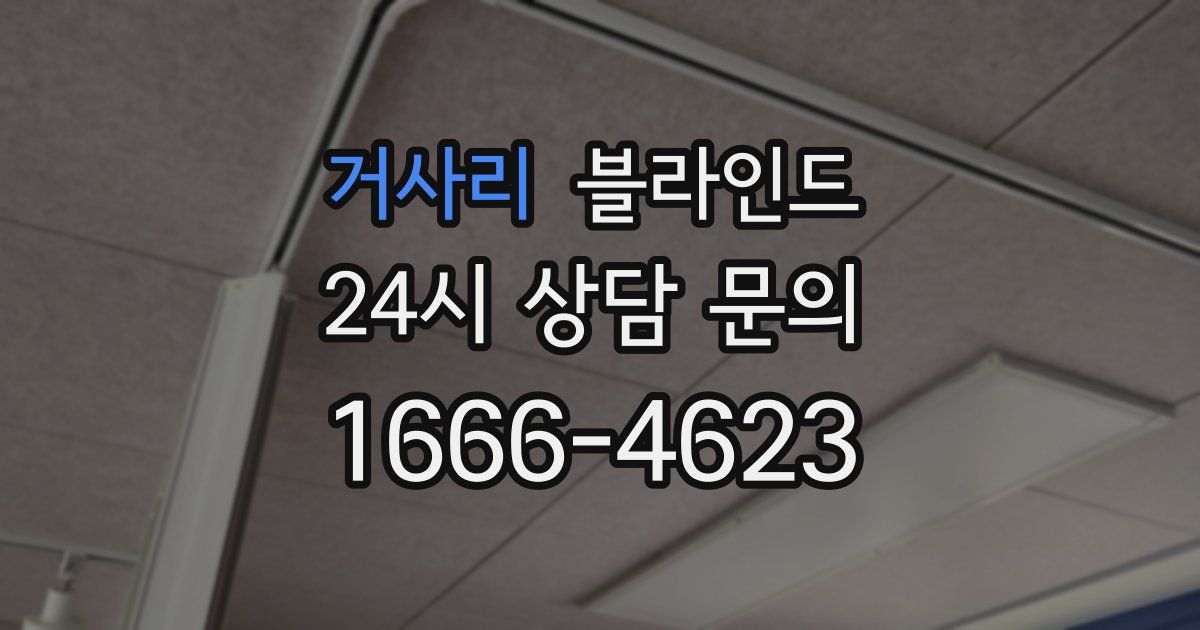 거사리 블라인드