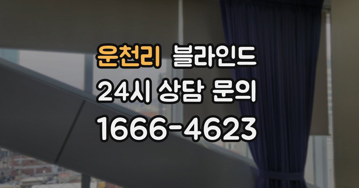 운천리 블라인드