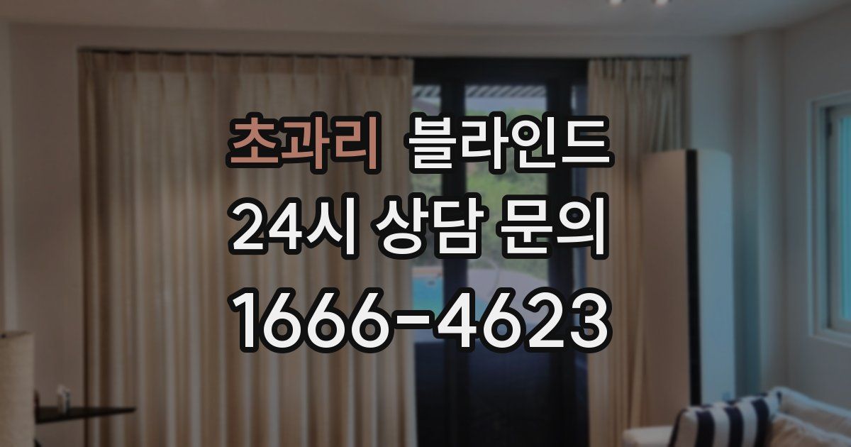 초과리 블라인드