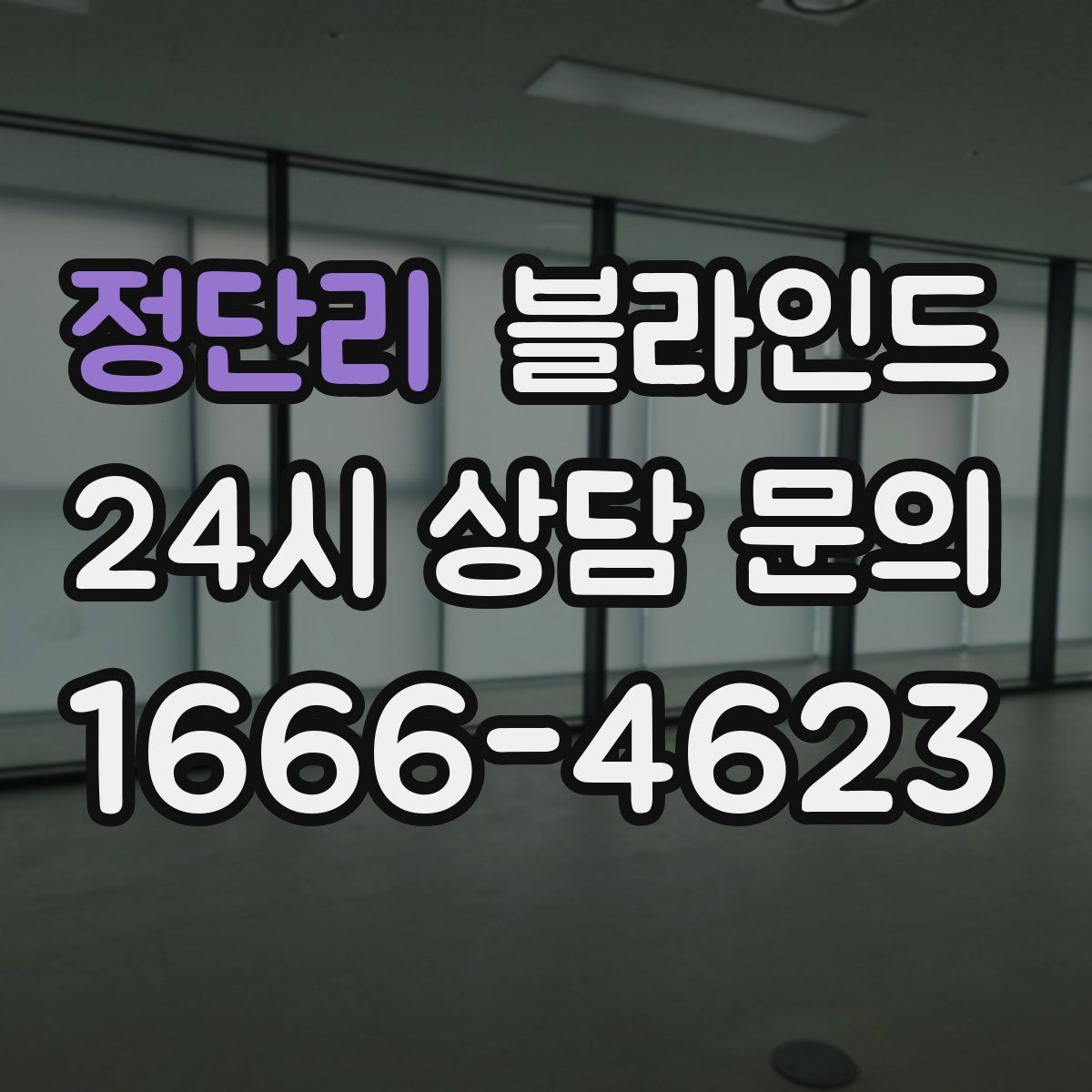 정단리 블라인드
