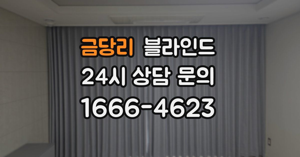 금당리 블라인드