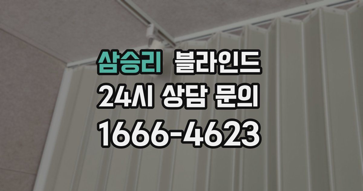 삼승리 블라인드