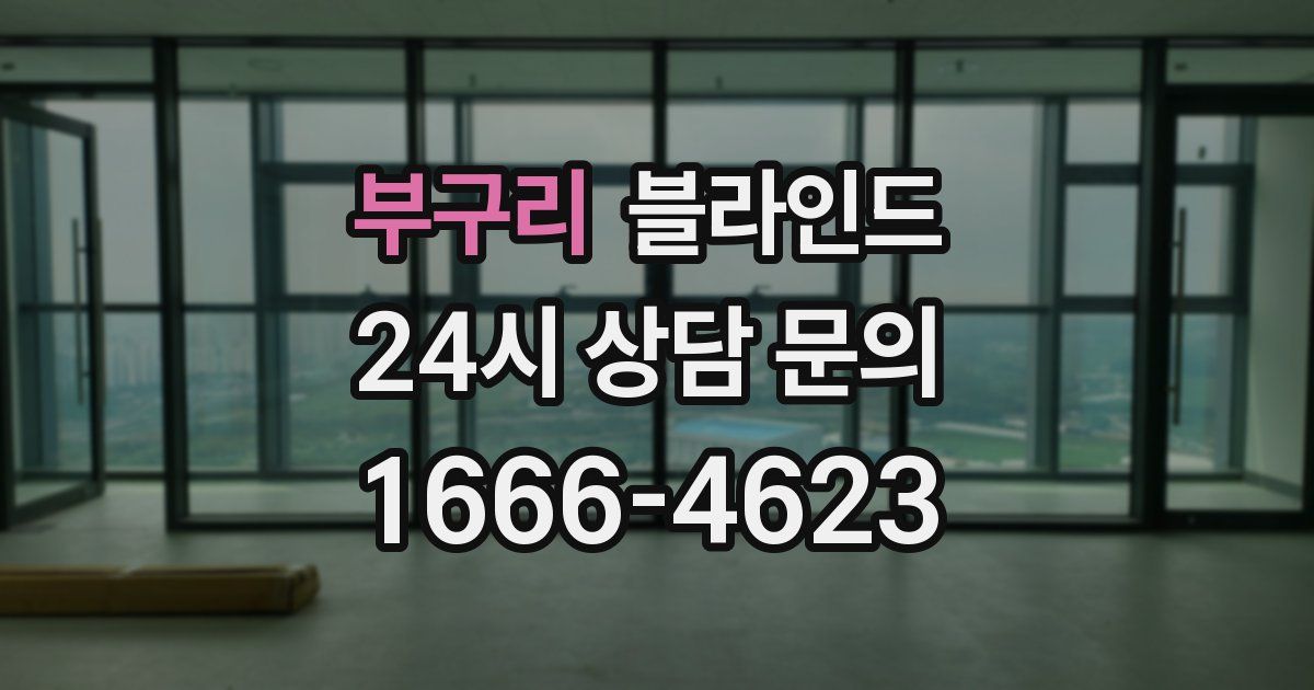 부구리 블라인드
