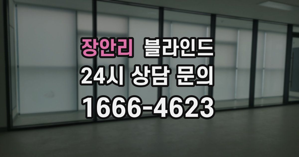 장안리 블라인드