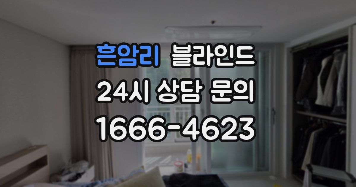 흔암리 블라인드