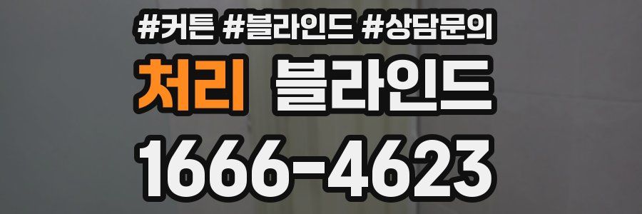 처리 블라인드