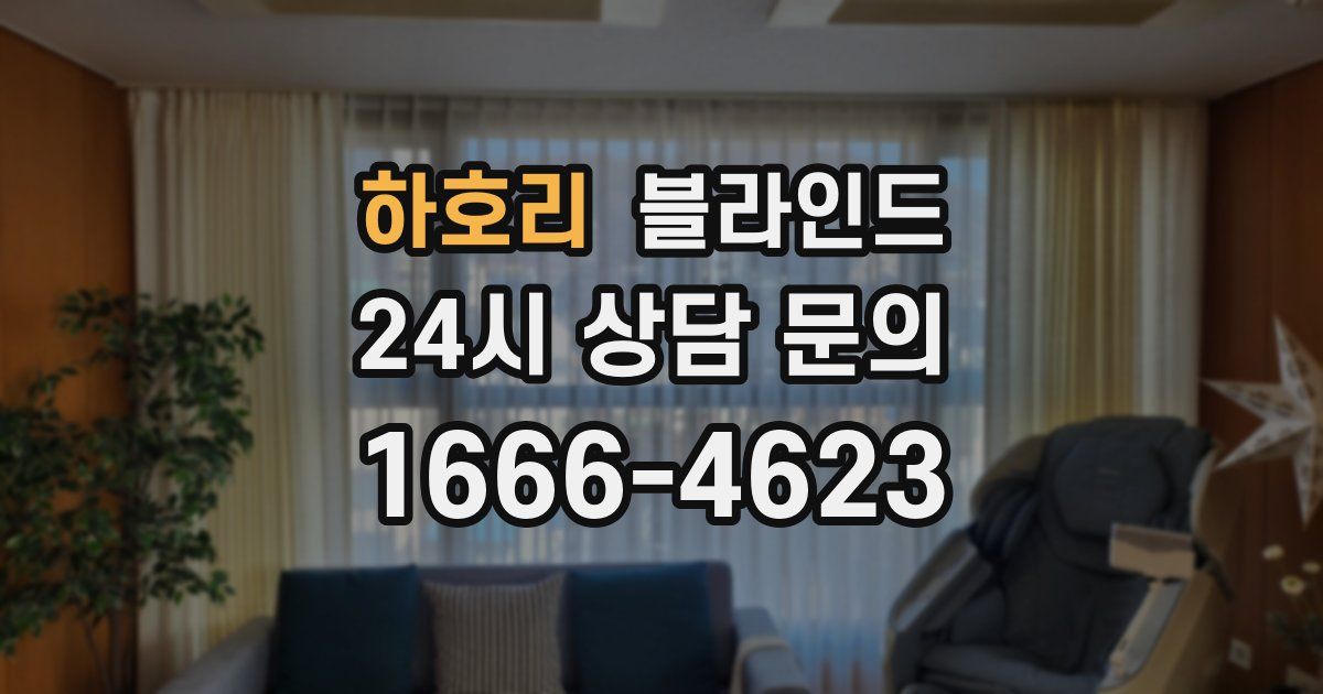 하호리 블라인드