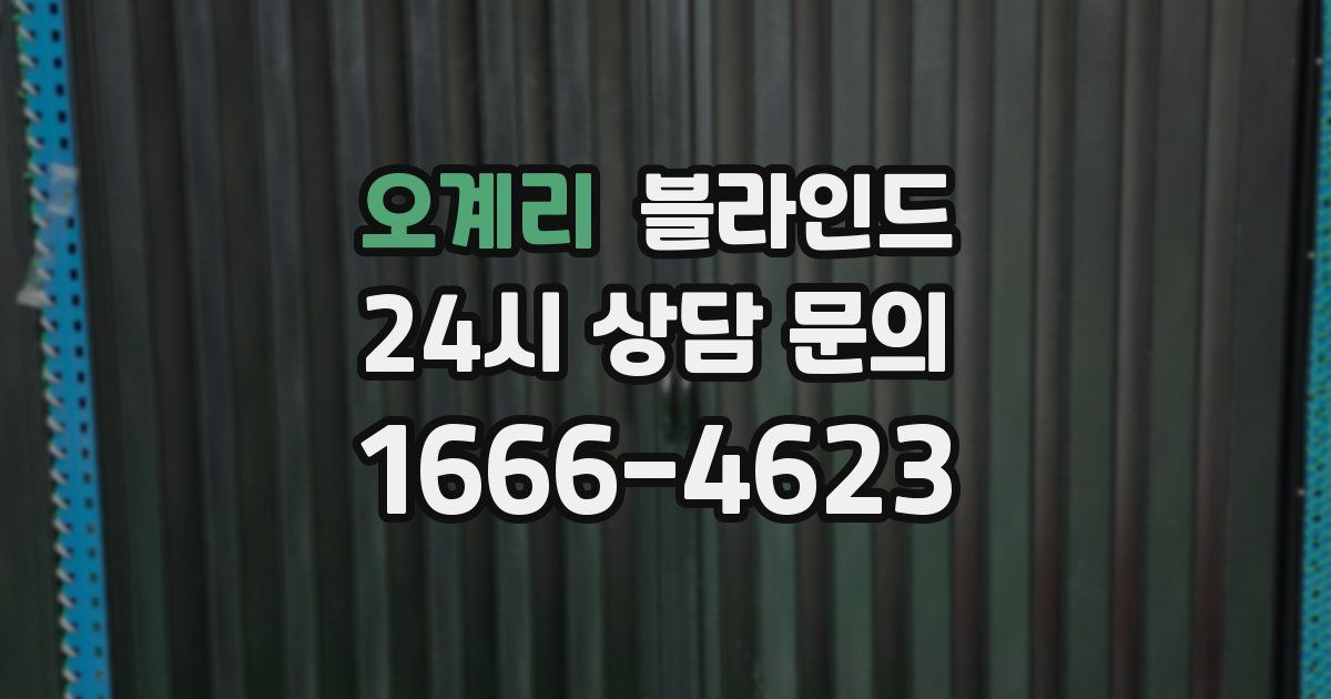 오계리 블라인드
