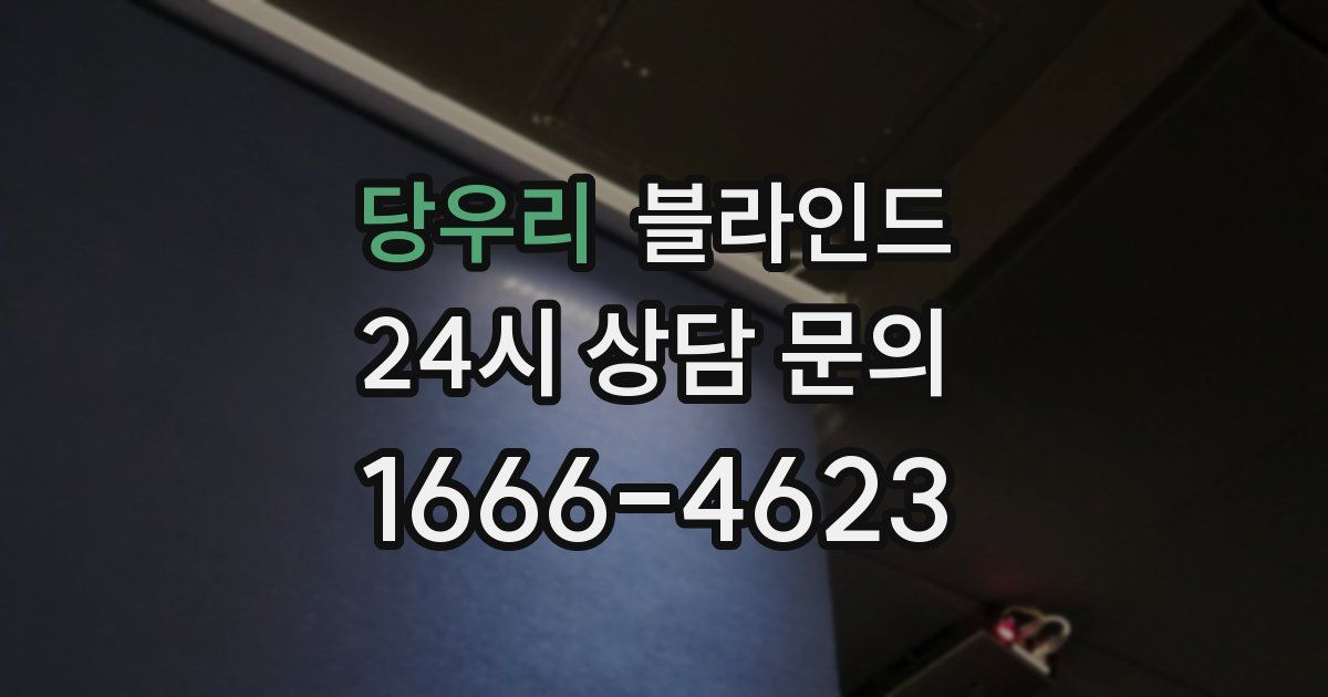 당우리 블라인드