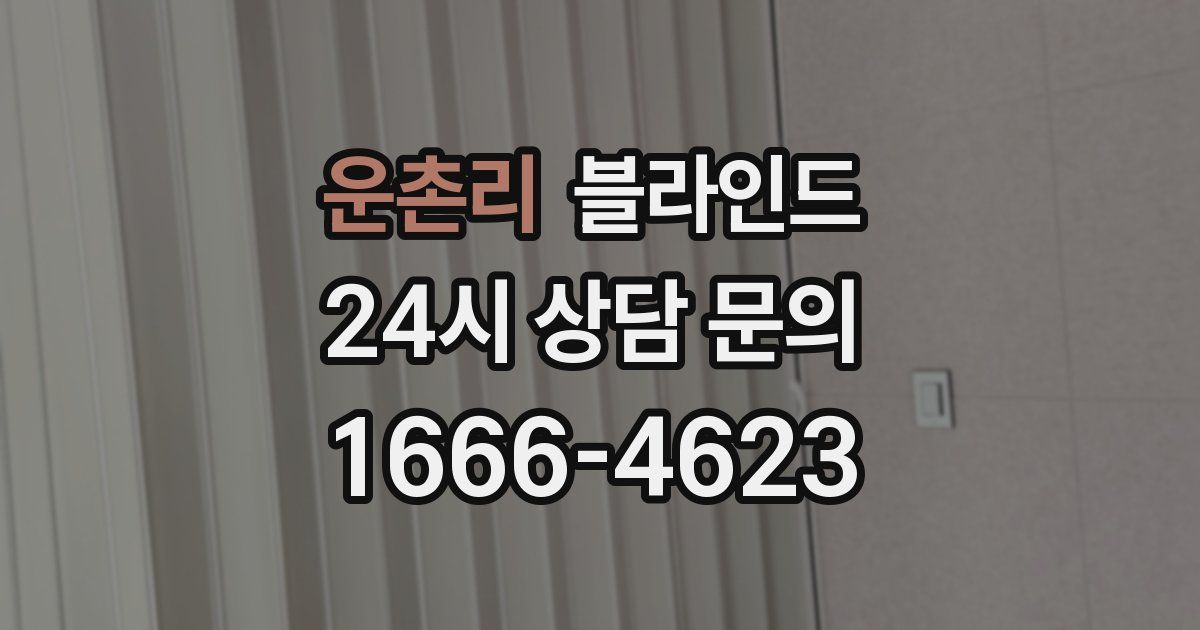 운촌리 블라인드