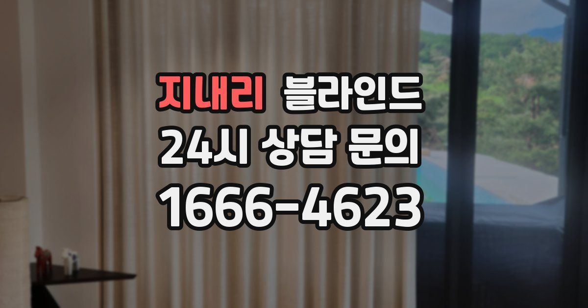 지내리 블라인드