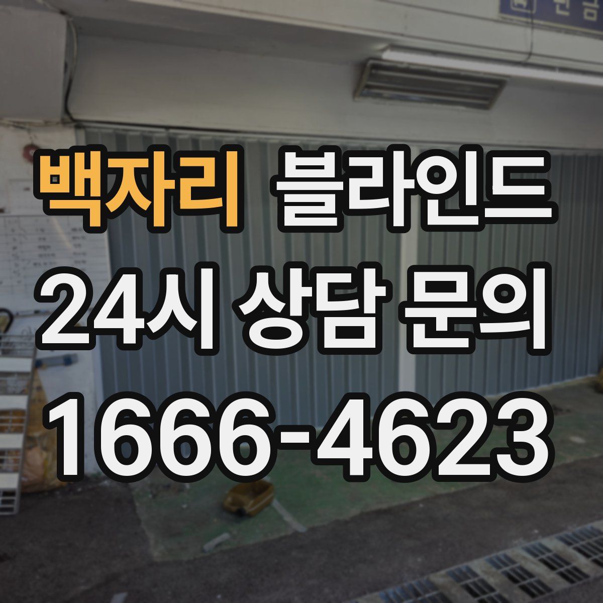 백자리 블라인드