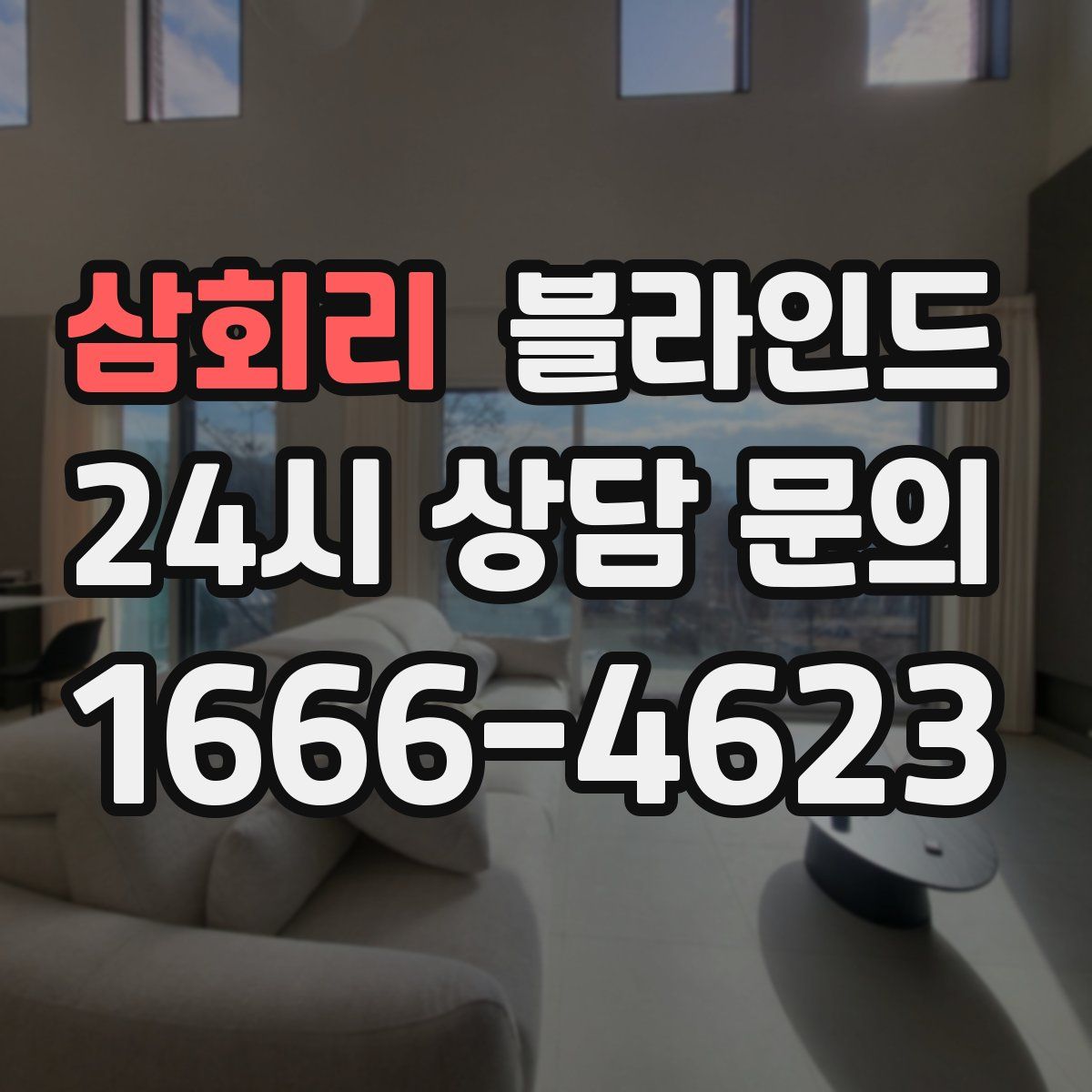 삼회리 블라인드