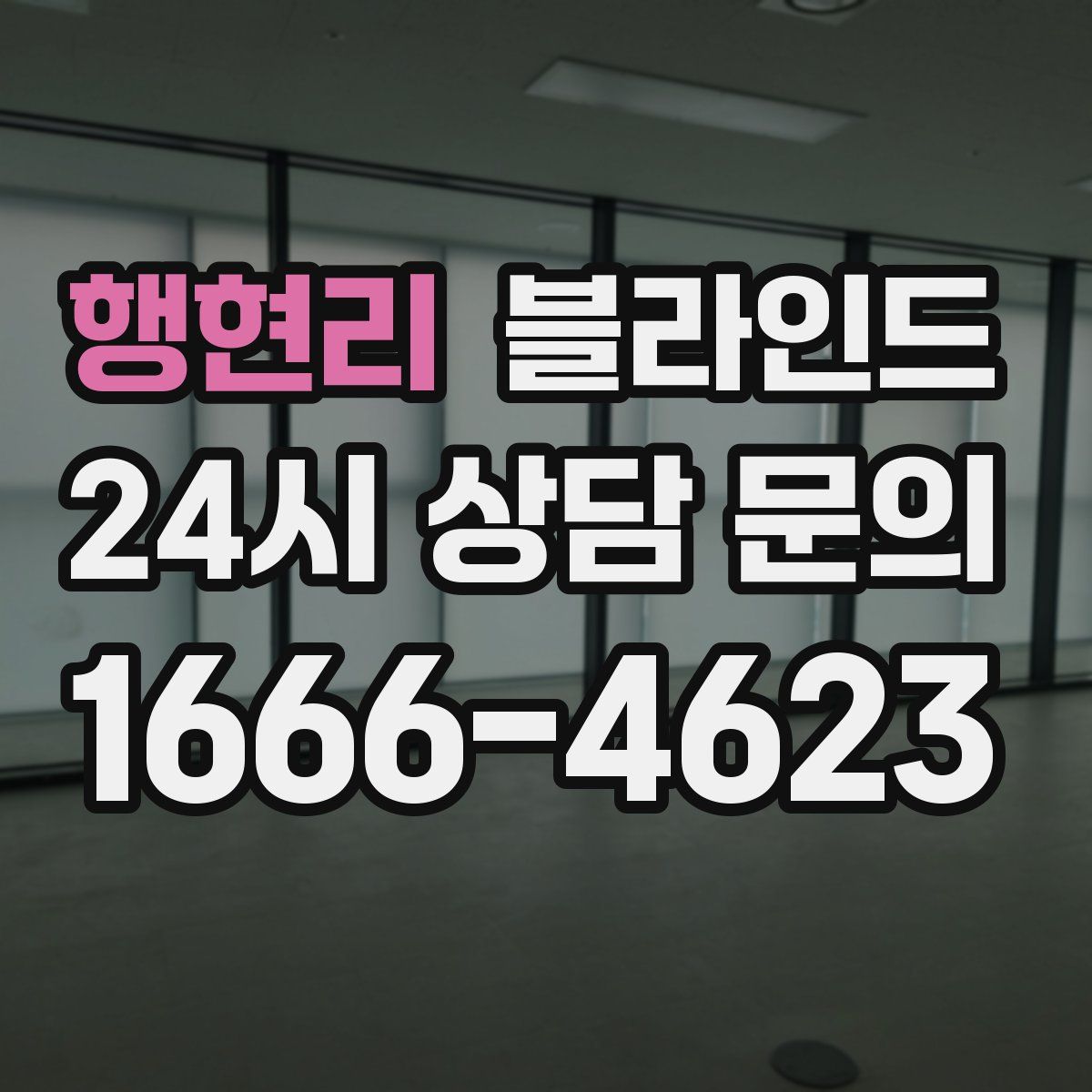 행현리 블라인드