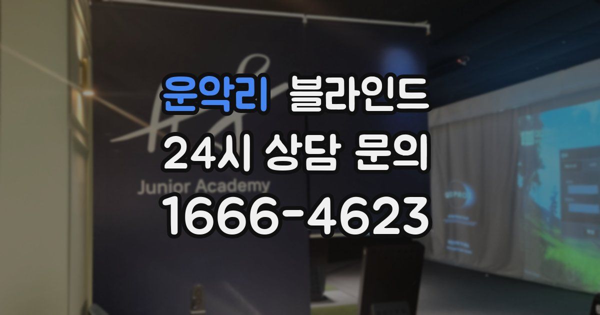 운악리 블라인드