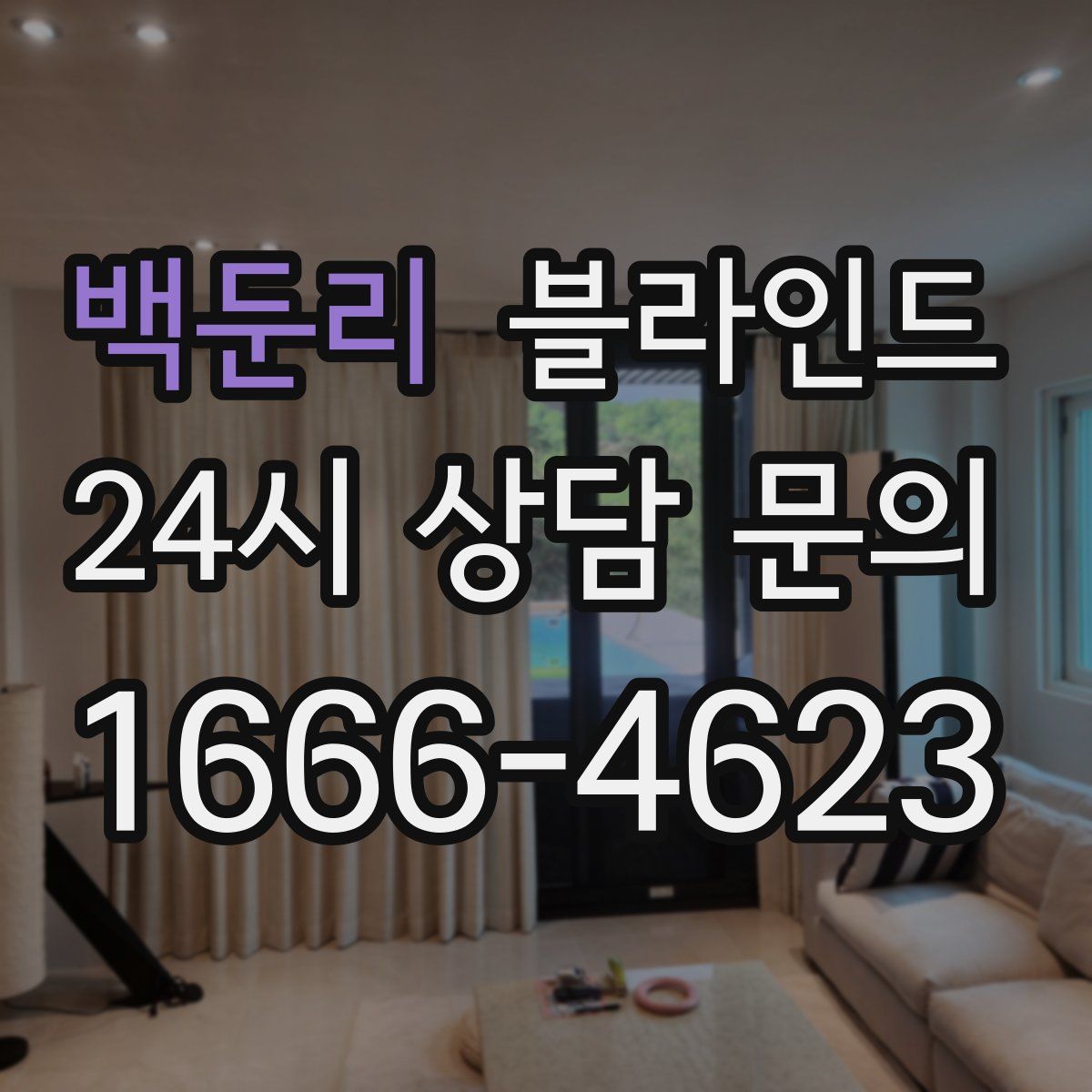 백둔리 블라인드