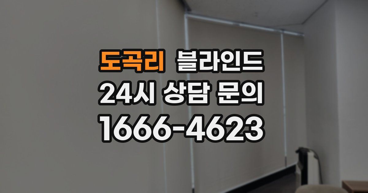 도곡리 블라인드