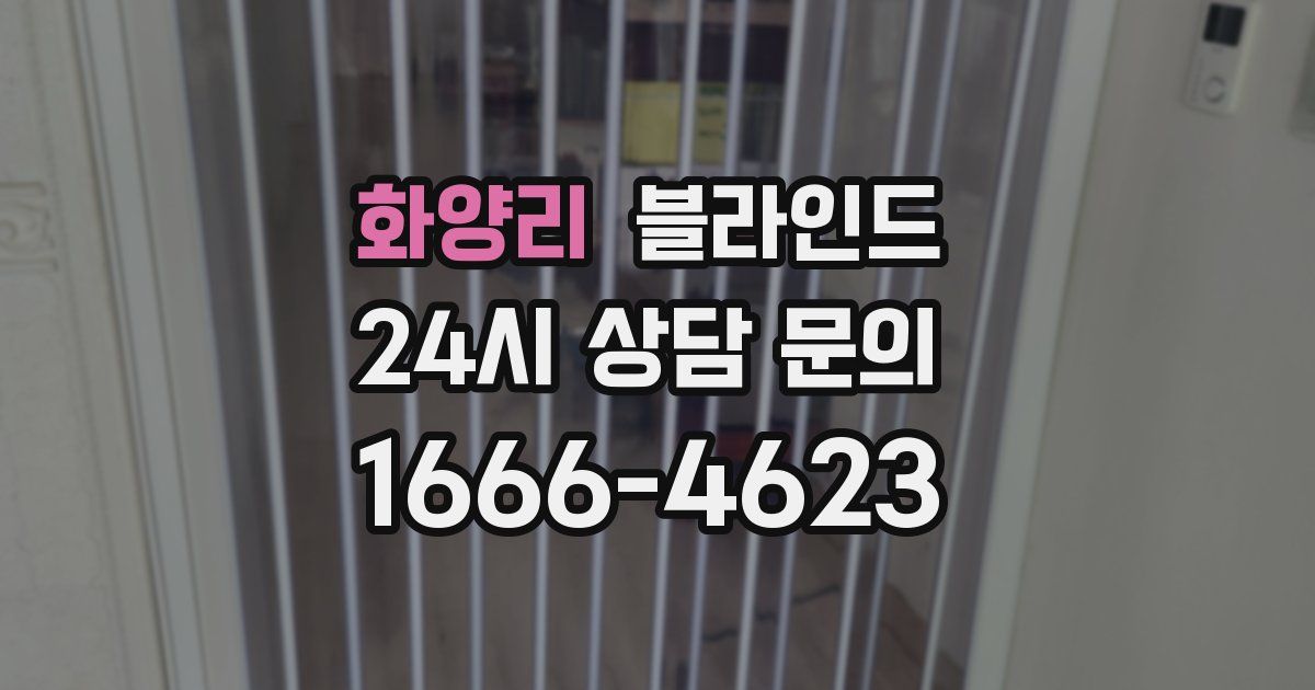 화양리 블라인드