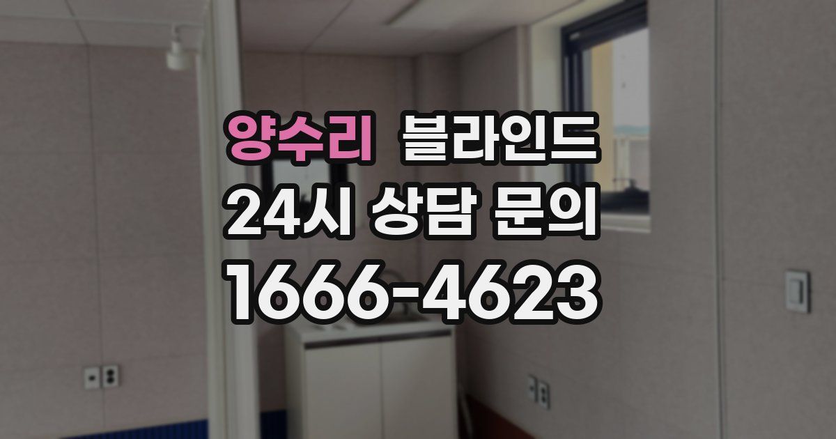 양수리 블라인드