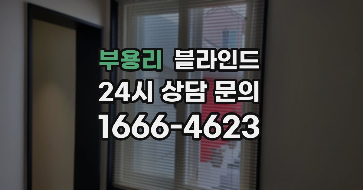 부용리 블라인드