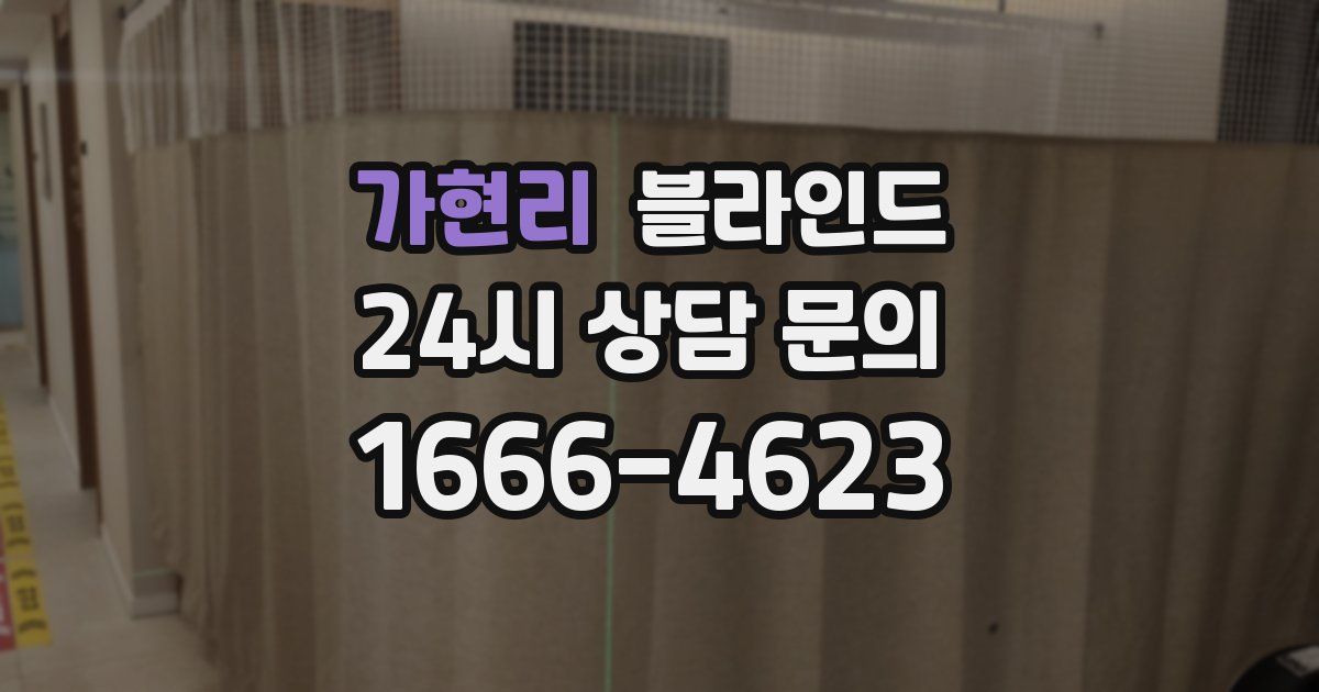 가현리 블라인드