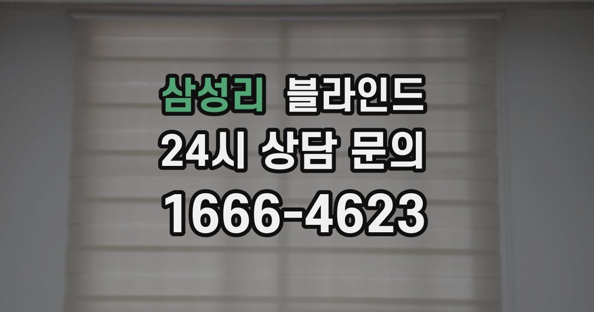 삼성리 블라인드