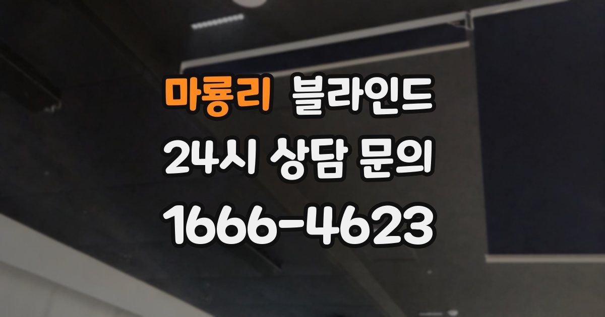 마룡리 블라인드