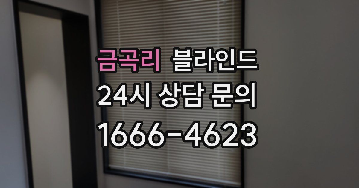 금곡리 블라인드
