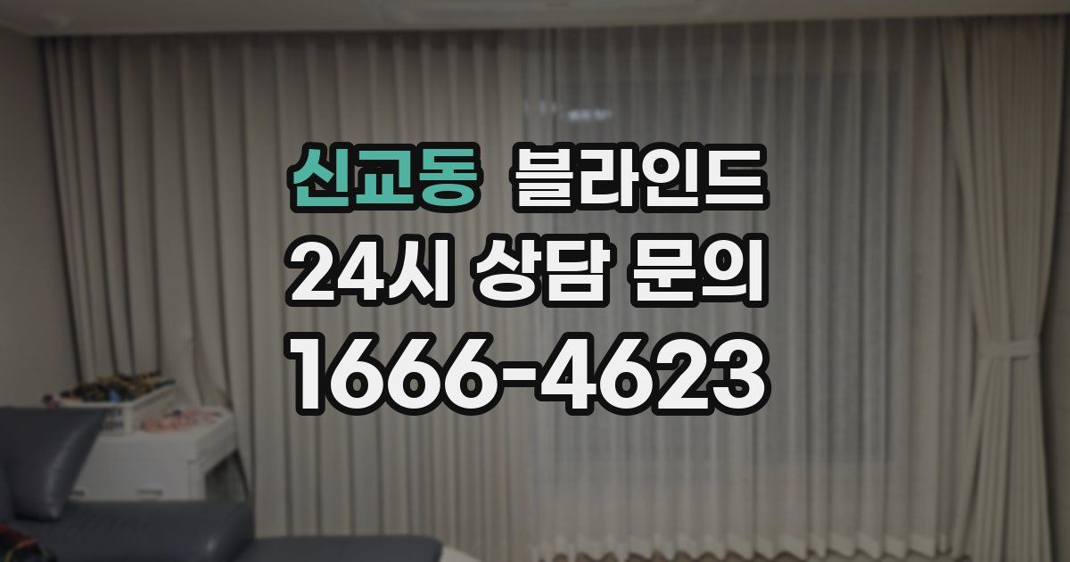 신교동 블라인드