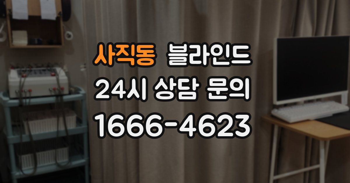 사직동 블라인드
