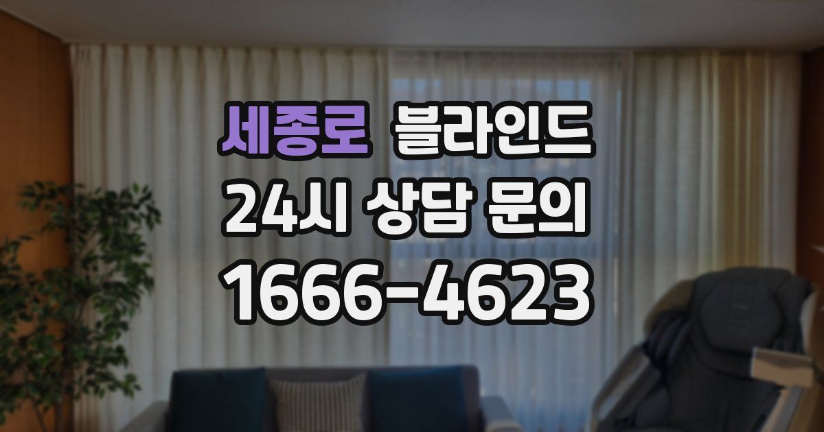 세종로 블라인드