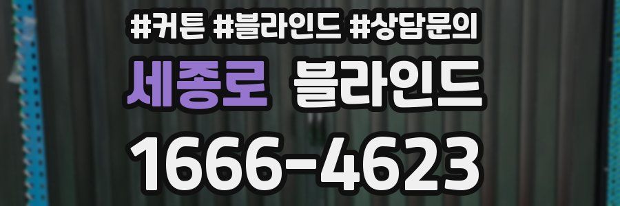 세종로 블라인드