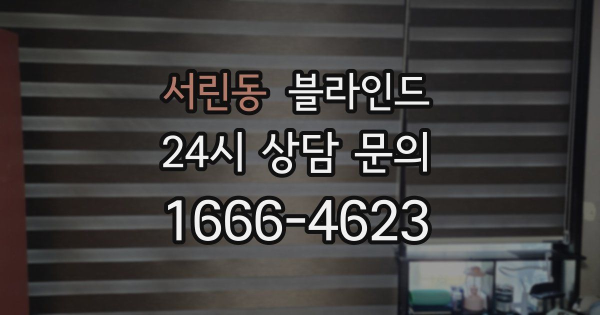 서린동 블라인드