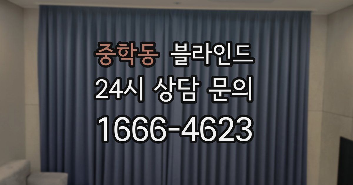중학동 블라인드