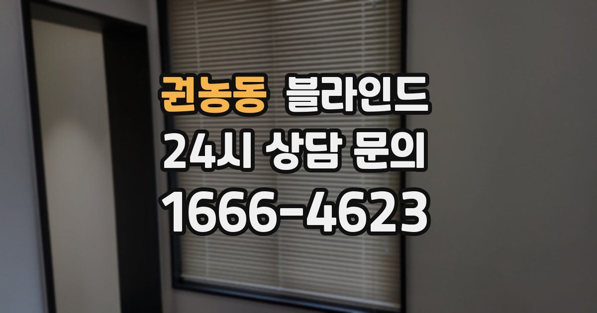 권농동 블라인드