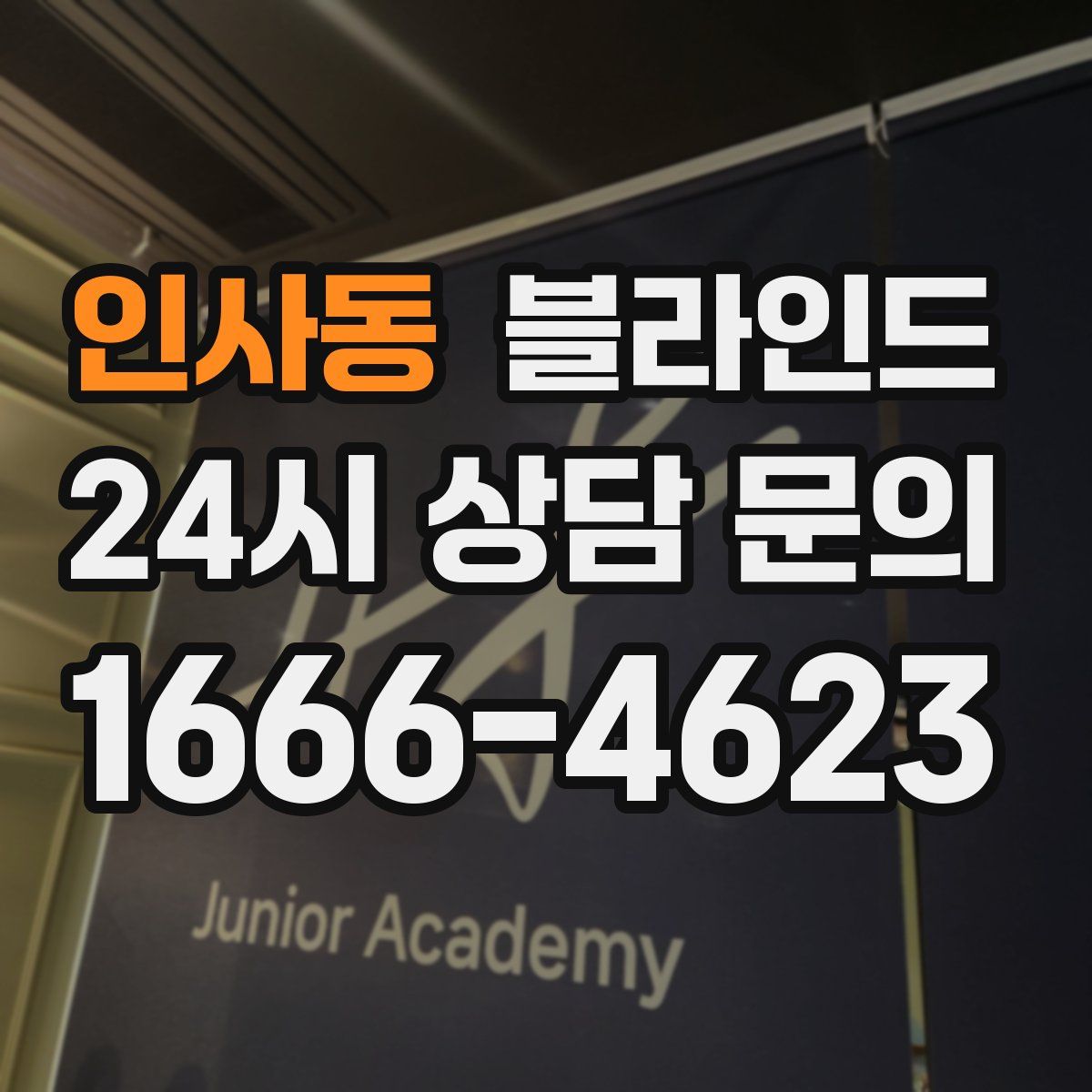 인사동 블라인드