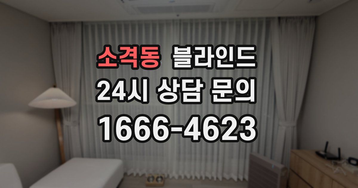 소격동 블라인드
